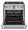 Café 6.2 Cu. Ft. Smart Commercial-Style 6-Burner Gas Range - CGY366P2TS1 