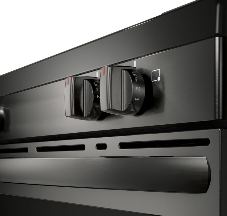 Frigidaire 5.3 Cu. Ft. Electric Range With Air Fry and Convection Bake - Black Stainless Steel - FCRE308CAD