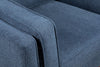 Kassia Linen-Look Chair - Blue 