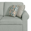 Scott Living Haven 2-Piece Left-Facing Chenille Fabric Sleeper Sectional - Seafoam Blue | Sofa-lit sectionnel de gauche Haven de Scott Living 2 pièces en tissu de chenille - bleu écume de mer