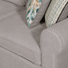 Scott Living Haven 2-Piece Left-Facing Chenille Fabric Sleeper Sectional with Storage Chaise - Grey | Sofa-lit sectionnel de gauche Haven de Scott Living 2 pièces en tissu de chenille avec fauteuil long de rangement - gris