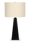 27\" Black Resin Table Lamp 
