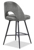 Bay Swivel Counter-Height Stool - Grey 