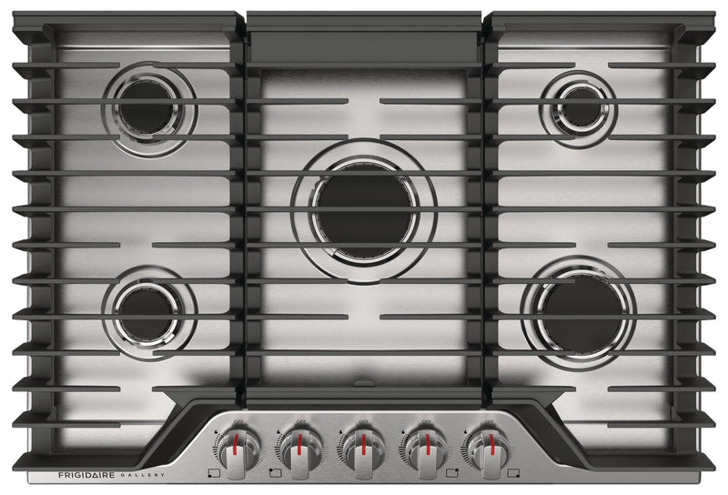 Frigidaire Gallery 30\" 5-Element Gas Cooktop - Stainless Steel - GCCG3048AS