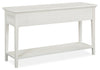 Heron Cove 50" Traditional Sofa Table with Storage and Shelf - White Pine|Table de salon traditionnelle Heron Cove de 50 po avec rangement et tablette - pin blanc