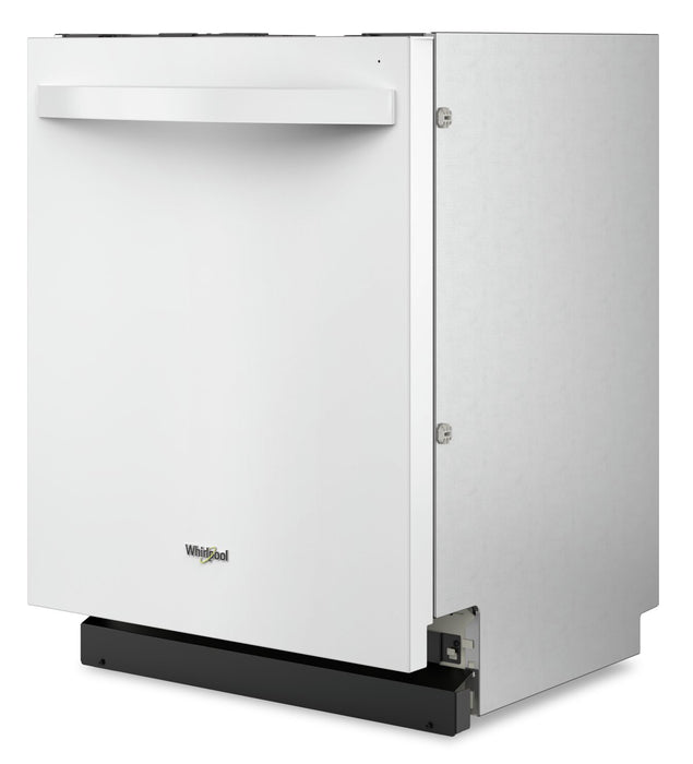 Whirlpool 24\" 44 dBA Built-In Top-Control Dishwasher - White - WDT550SAPW