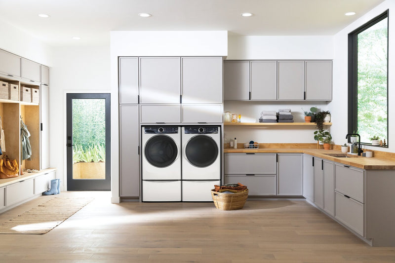 Electrolux 5.2 Cu. Ft. Front-Load Washer and 8 Cu. Ft. Electric Dryer - White