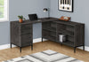 Sean L-Shaped Desk - Grey 