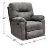 Gybson Glider Recliner - Grey 