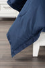 Navy Damask 3-Piece King Comforter Set
