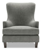 Sofa Lab The Wing Chair - Platinum 