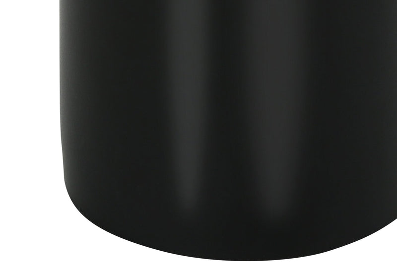 25\" Black and Gold with Drum Shade Table Lamp