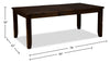 Talia Dining Table - Brown