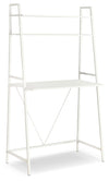 Vaxjo 32\" Office Desk with Upper Shelf - White