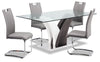 Tuxedo 5-Piece Dining Package – Grey 