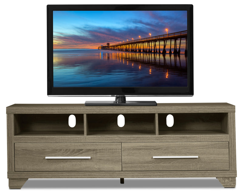 Glendale 60\" TV Stand with Storage and Cable Management for TVs up to 65\"- Grey