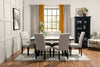 Verona 7-Piece Dining Package with Trestle Dining Table | Ensemble de salle à manger Verona 7 pièces avec table de salle à manger à tréteaux | VER2MDP7