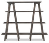 Calistoga Open Bookcase - Contemporary style Bookcase in Grey Wood