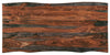 Bowery Dining Table - Industrial style Dining Table in Rustic Brown Metal and Wood