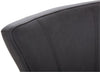 Quinn Counter-Height Stool – Grey - Contemporary style Bar Stool in Grey Rubberwood and Bonded Leather