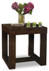 Watson End Table - Contemporary style End Table in Dark Brown Wood