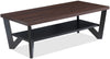 Arika 3-Piece Coffee and Two End Tables Package – Black - Contemporary style Occasional Table Package in Brown Wood