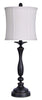 Oil-Rubbed Bronze 2-Piece Table Lamp Set with Linen Shade