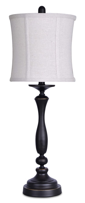 29\" Oil-Rubbed Bronzed Finish 2-Piece Set - with Two Table Lamps