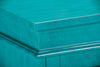 Rigolet Large Accent Cabinet – Blue - Country style Accent Cabinet in Blue Wood